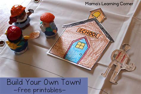 Build Your Own Town With Free Printables Mamas Learning Corner