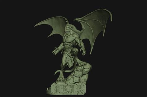 Goliath Gargoyle Fan Art Updated By Daniel Isaac Ochoa Viloria3d Model Sculpting On Zbrush From