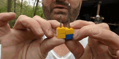 A Homemade Brick Blaster Makes Lego Accidents Even More Painful