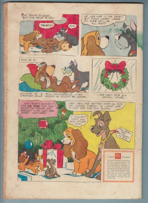 Lady And The Tramp 629 1955 20 Gd Dell Four Color
