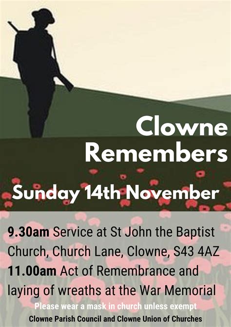 Remembrance Services In Barlborough And Clowne 2021 The Church Of England In Barlborough And