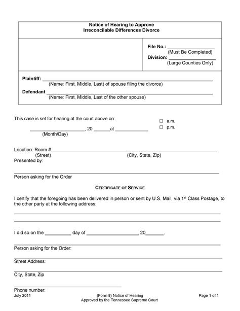 Free Printable Fake Divorce Papers Tutore Org Master Of Documents