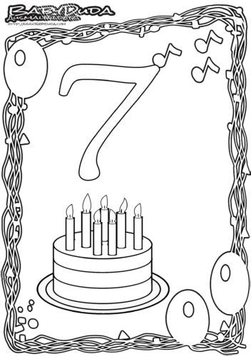 Ausmalbilder & malvorlagen geburtstag