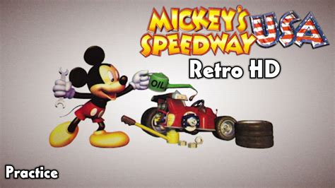 Mickeys Speedway Usa Practice Hd Youtube