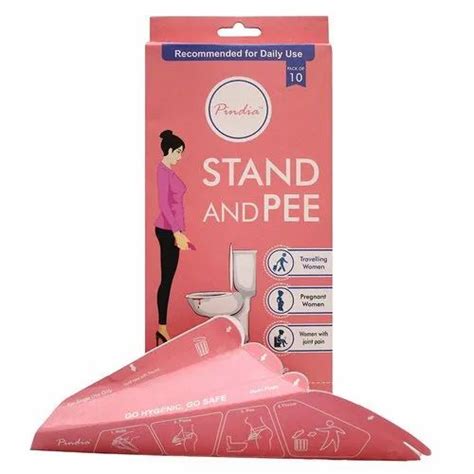 Stand And Pee Female Urination Device Women Hygiene Biodegradable Pee