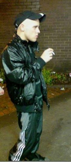 scally lad leather jacket men man smoking men