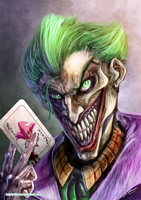 The Joker By Kokodriliscus On Deviantart Joker Coringa Quadrinhos