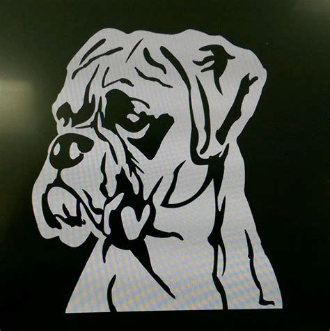 Boxer Dog Decal Der Boxer Boxer Dog Boxer Love Boxer Dogs Art