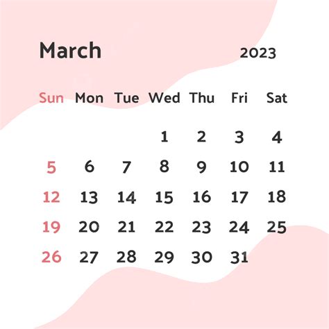 Calendario Del Mes De Marzo De Png Mes Marzo Png Y Vector