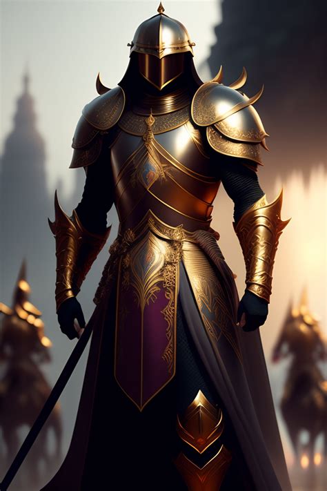 Lexica - Knight in shining armor, Full body shot, powerfull, intricate