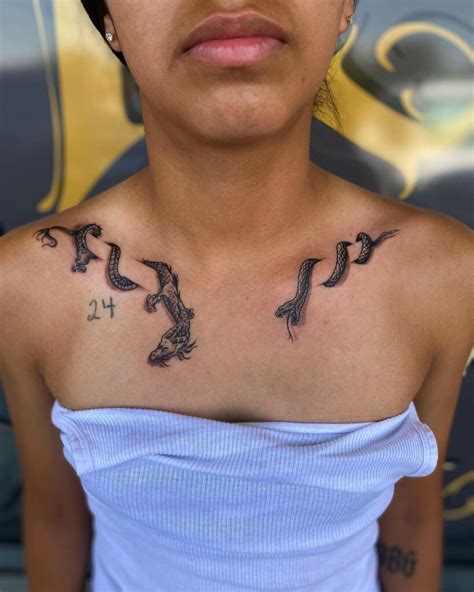 11 Snake Collarbone Tattoo Ideas That Will Blow Your Mind Alexie