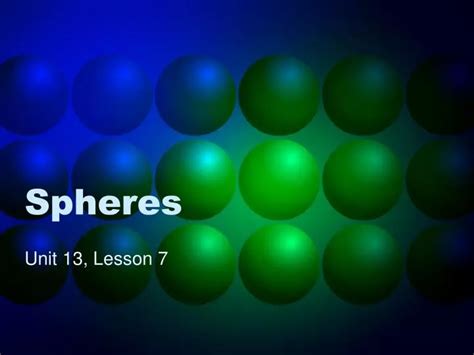 Ppt Spheres Powerpoint Presentation Free Download Id2495773