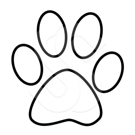 Cat Paw Print Stencil Printable Free