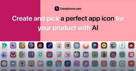 CandyIcons - An easy-to-use AI app icon generator? Look no further than