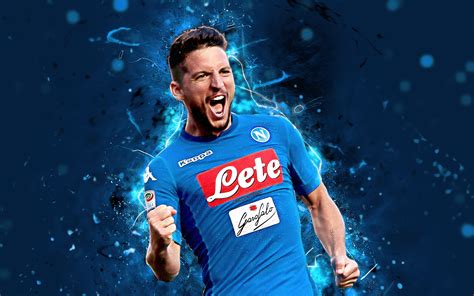 Download Wallpapers Dries Mertens 4k Abstract Art Napoli Soccer