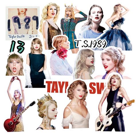 10 Taylor Swift Stickers For Water Bottles Laptop Sticker Etsy