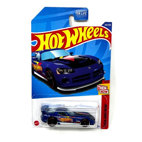 Hot Wheels Then And Now Dodge Viper Srt10 Acr Blue