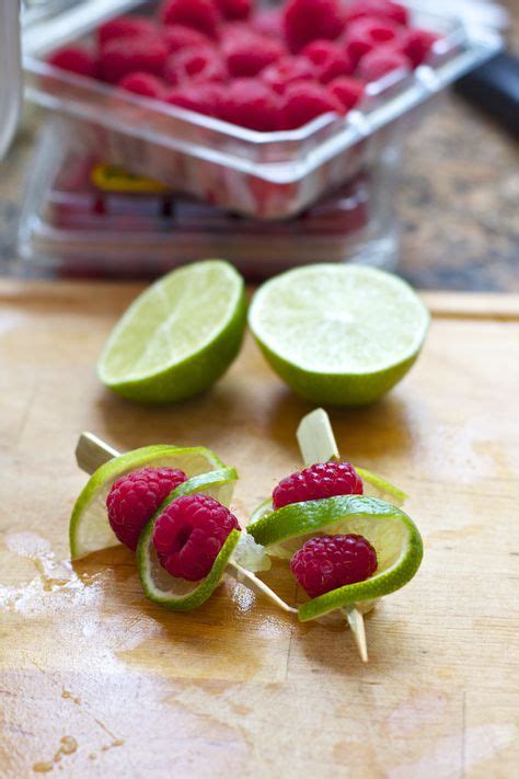 Garnishes For Raspberry Lime Fizz With Images Lime Fizz Drink