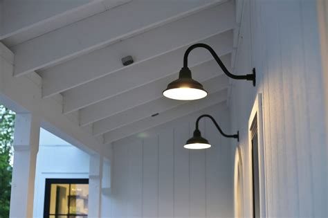 Eye Catching Gooseneck Lights Create The Perfect Ambiance On The Front