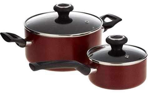 Made in the non stick set. Buy Prestige Nonstick Cookware Set 25 Pieces - 20499 at ...