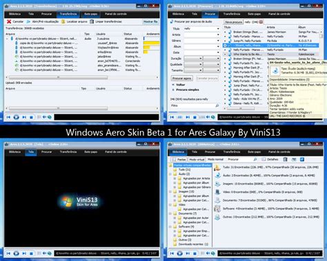 Windows Aero 7 For Ares Galaxy By Vinis13 On Deviantart