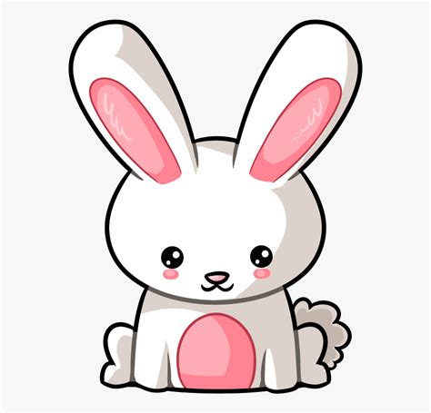 White Easter Bunny Clipart Png Download Domestic Rabbit Free Transparent Clipart ClipartKey