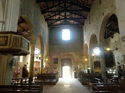 Interior Of Church Civita Di Bagnoregio Lazio Italy