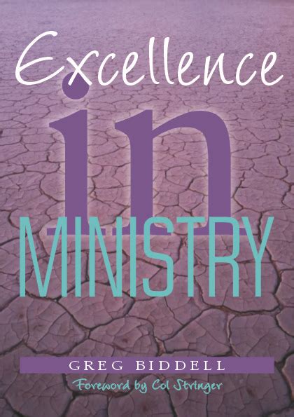 Excellence In Ministry Pdf Greg Biddell Ministries
