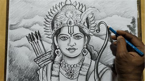 How To Draw Lord Ram Easy Pencil Sketch Drawing For Beginners Step By