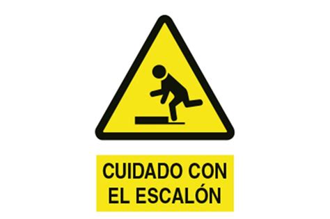 Se Al Advertencia Pictorama Y Texto Cuidado Escal N Racnet