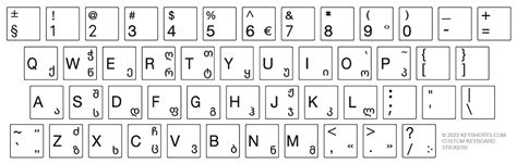 Georgian Keyboard Stickers Keyshorts