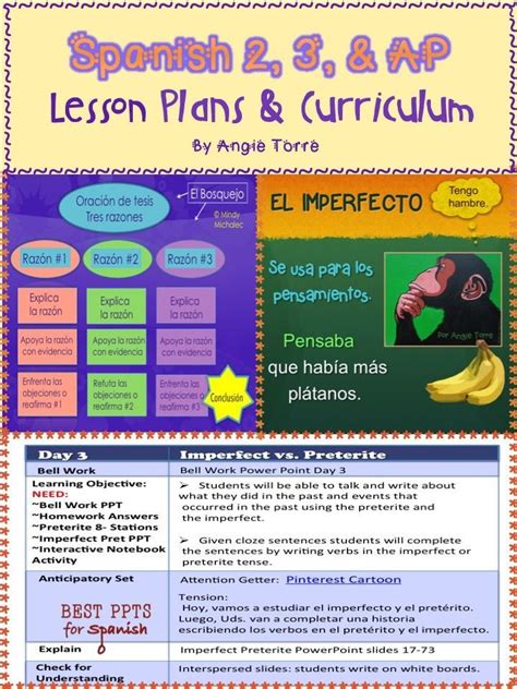 Spanish Two Three And Ap Spanish Lesson Plans And Curriculum Bundle