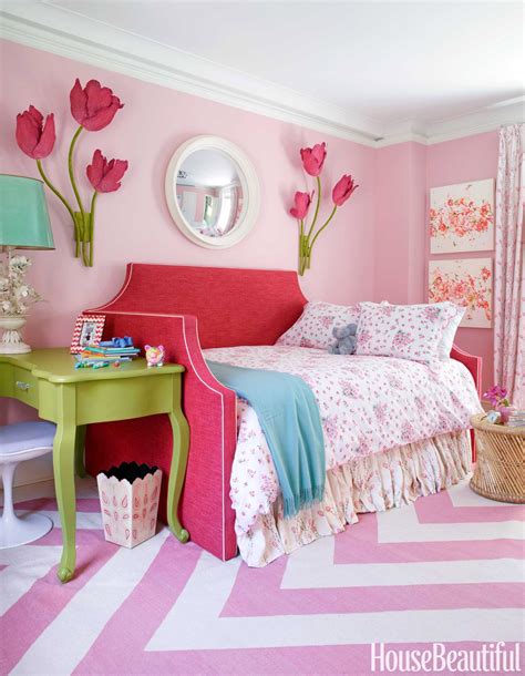 inside a warm and friendly home with plenty of style feature wall bedroom girls room design