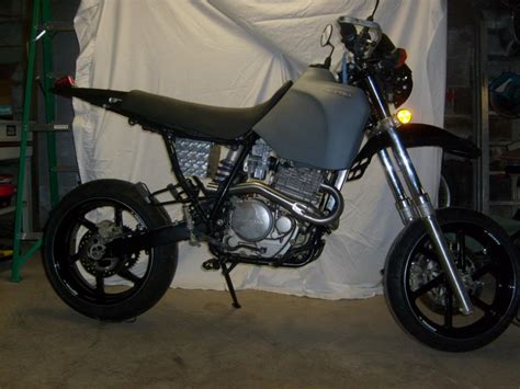 Complete wheels set red hubs supermotard honda. 650R supermoto wheels on 650L - XR600R & XR650R/L ...