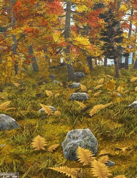 Forest Autumn Daz 3d