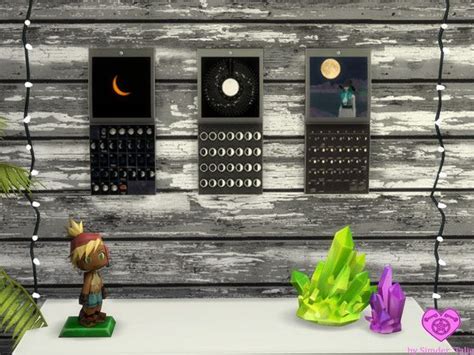 Magical Moon Phase Calendars For The Sims 4 Sims 4 Sims 4 Custom