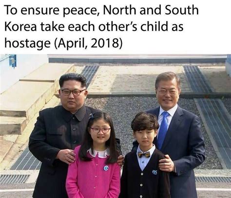Best Korea Trading Kids To Ensure Peace Kim Jong Uns Visit To South