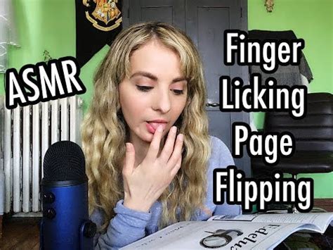 Asmr Care Taker Roleplay Finger Licking Page Flipping Personal