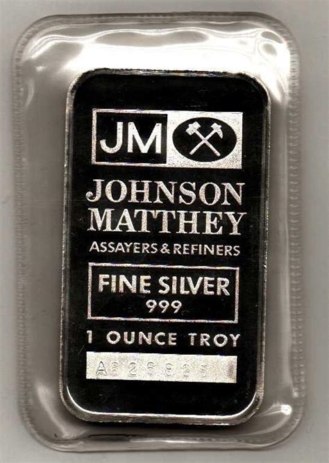 Johnson Matthey 1 Oz Silver Bars