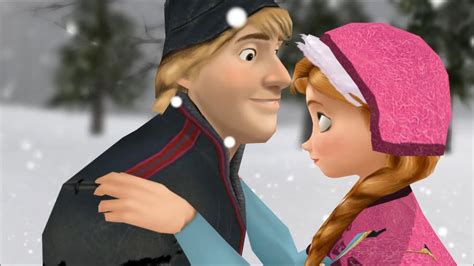 Mmd Frozen Goodbye Kiss Anna X Kristoff Kisses Funny Meme Animation
