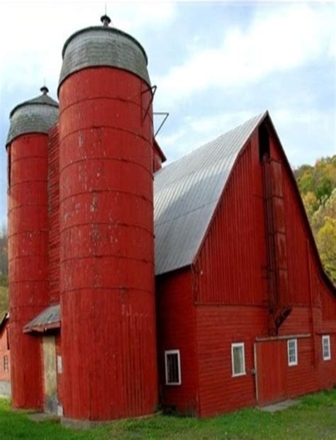 Pin By Bobbie On Farm Silos In 2020 With Images Red Barns Barn