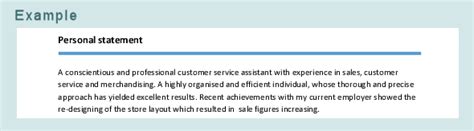 It tells the reader who you are professionally by briefly describing your core skills and achievements relevant to the role. How to write a CV - Luton Council