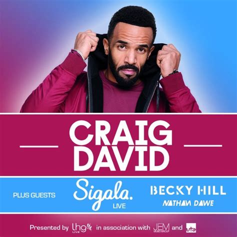 Craig David Tickets Now On Sale News Cheltenham Town Fc