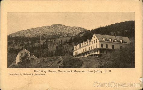 Halfway House Monadnock Mountain East Jaffrey Nh Postcard