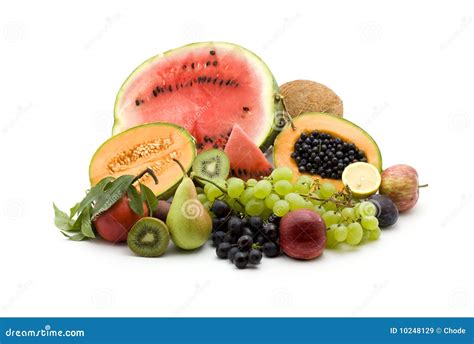 Fruit Pile Stock Image Image Of Fruit Grapes Peach 10248129