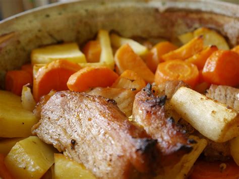 Directions transfer potatoes to roasting pan with pork. Pressure Cooker Pork Roast with Carrots and Potatoes - The ...
