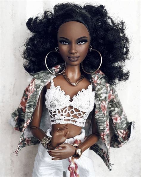 Pin By Ivydollarts On Dolls Afro Aa 1 Beautiful Barbie Dolls Fashion Dolls Black Barbie