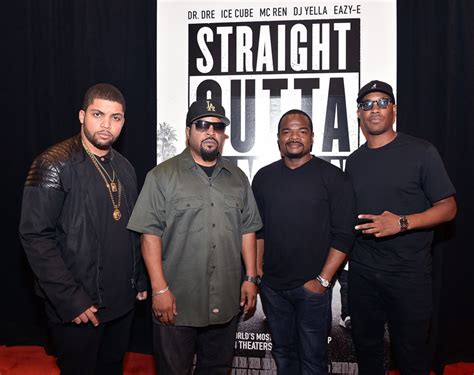Ice Cube And The Cast Of Straight Outta Compton Attends Atlanta