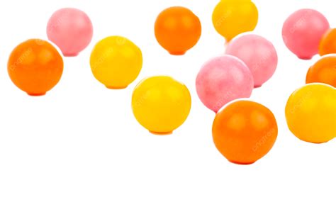 Gumballs Abstract Background Pink Balls Chewing Bubble Png