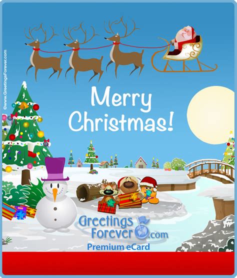 Expandable Christmas Ecard Merry Christmas Christmas Cards Virtual